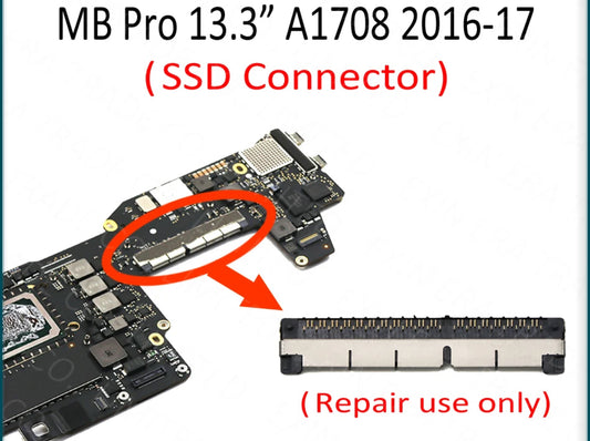 MacBook Pro 13” A1708 Replacement SSD Connector